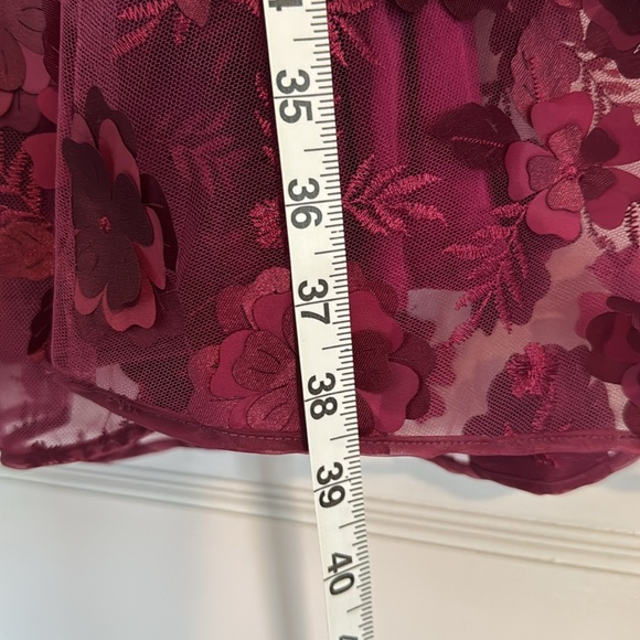 Anthropologie 3D floral maxi skirt - Picture 9 of 9